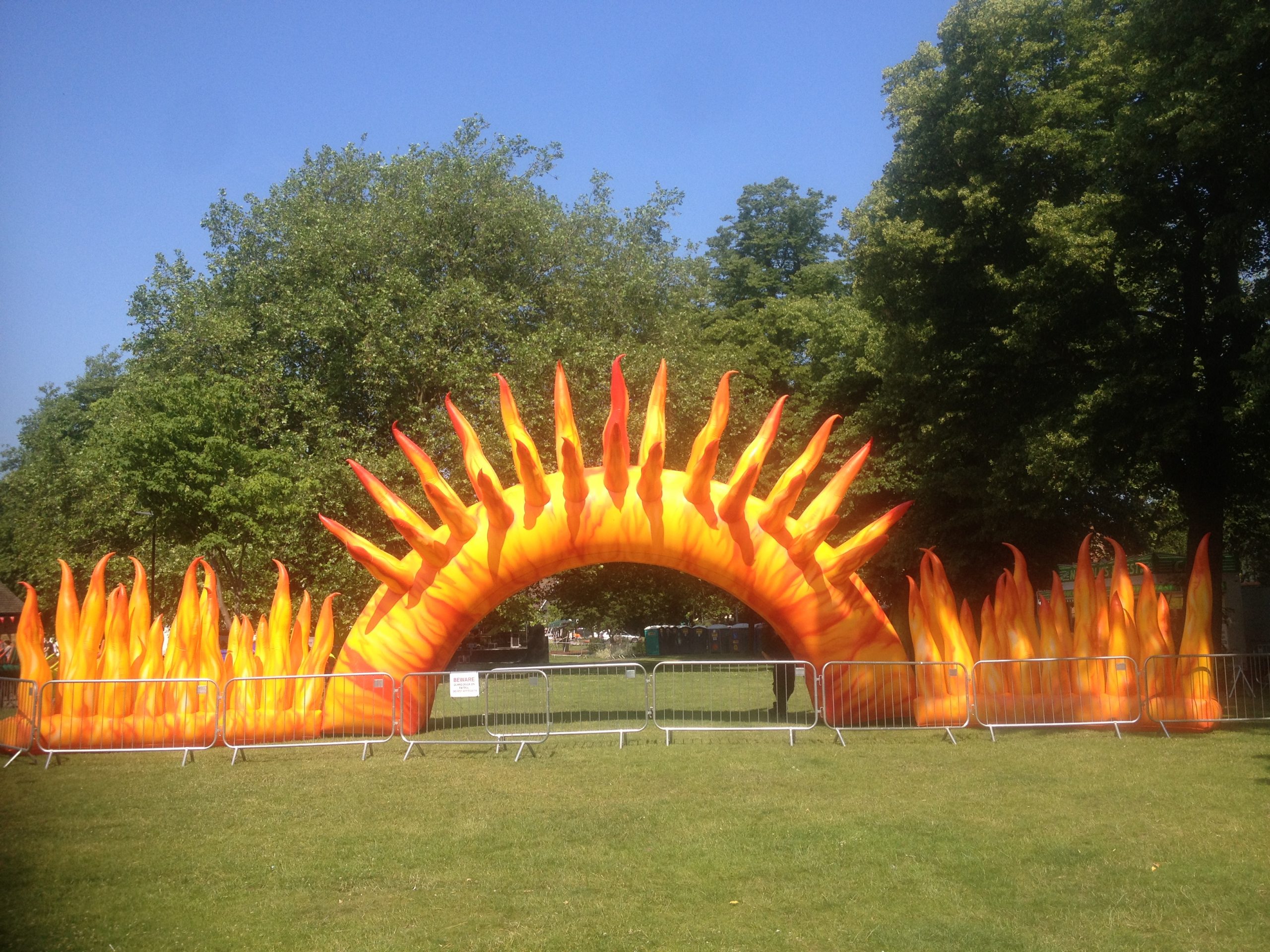 Flame Arch and strips